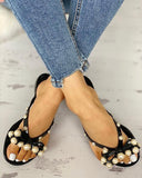 Jelly Pearl Bow Sandal