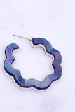 Mother of Pearl Hoop Earrings