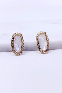 Mother of Pearl Post Earrings