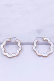 Mother of Pearl Hoop Earrings