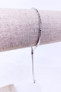 Rhinestone Pull Bracelet
