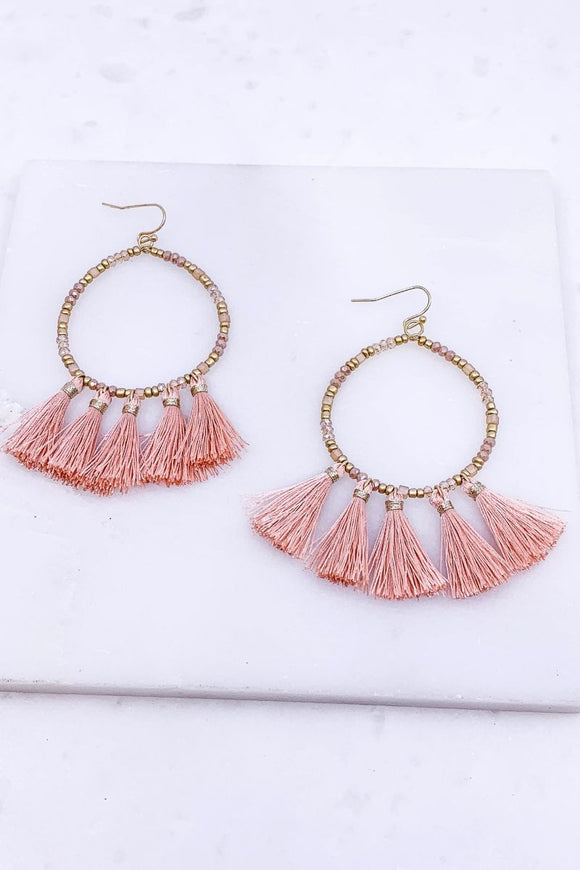 Sunshine Tassel Earrings