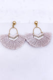 Chevron Tassel Earrings