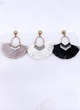 Chevron Tassel Earrings