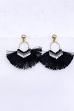 Chevron Tassel Earrings