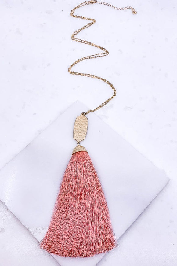 Spring Tassel Necklace