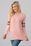 Terri Leopard Stripe Top