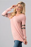 Terri Leopard Stripe Top
