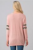 Terri Leopard Stripe Top