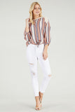 White Distressed Skinny Jeans
