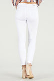 White Distressed Skinny Jeans