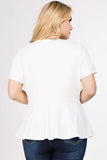 Penny Peplum Top