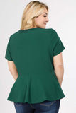 Penny Peplum Top