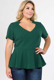 Penny Peplum Top