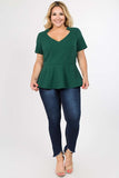 Penny Peplum Top