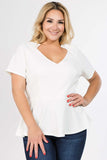 Penny Peplum Top