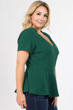 Penny Peplum Top
