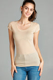 The Scoop Neck Tee