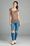 The Scoop Neck Tee