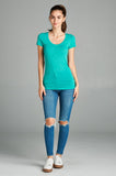 The Scoop Neck Tee