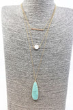 Druzy Layered Necklace