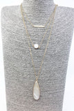Druzy Layered Necklace