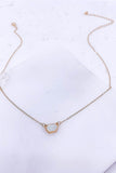 Druzy Pendant Necklace