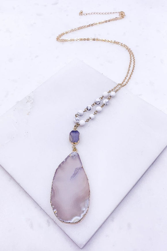 Agate Stone Necklace