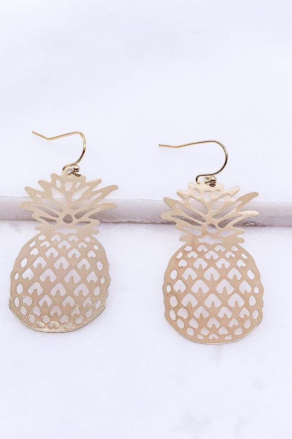 Pineapple Drop Earrings