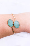 Stone Cuff Bracelet