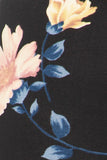 Black Floral Plus Leggings