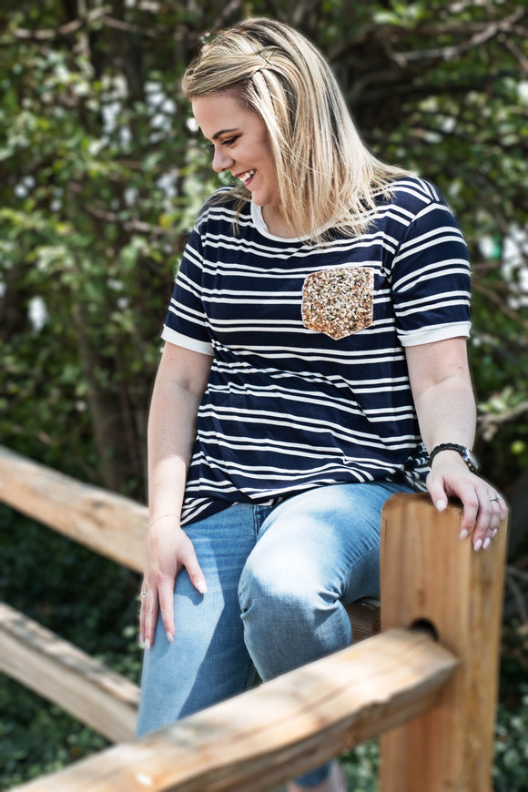 Sequin Glam Tee