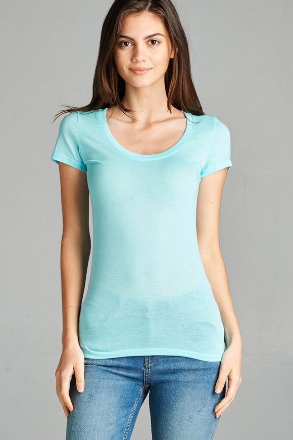 The Scoop Neck Tee
