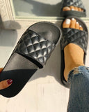 Quilted Slide Sandals