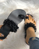 Crystal Toe Ring Sandals
