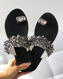 Crystal Toe Ring Sandals