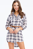 Dixie Plaid Tunic